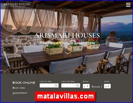 Hotels in Greece, matalavillas.com