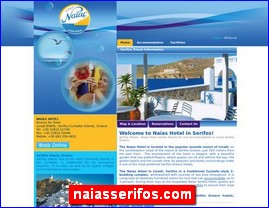 Hotels in Greece, naiasserifos.com