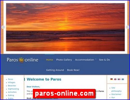 Hotels in Greece, paros-online.com