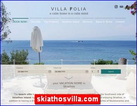 Hotels in Greece, skiathosvilla.com