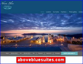 Hotels in Greece, abovebluesuites.com