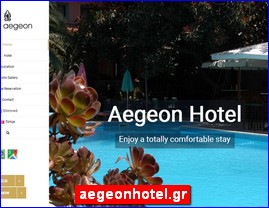 Hotels in Greece, aegeonhotel.gr