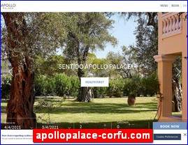 Hotels in Greece, apollopalace-corfu.com