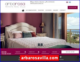 Hotels in Greece, arbarosavilla.com