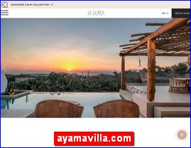 Hotels in Greece, ayamavilla.com