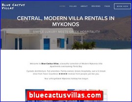 Hotels in Greece, bluecactusvillas.com