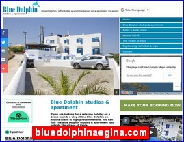 Hotels in Greece, bluedolphinaegina.com