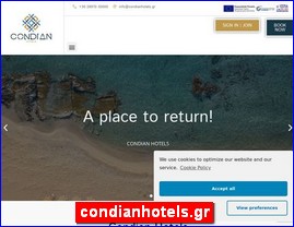 Hotels in Greece, condianhotels.gr