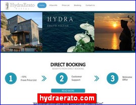 Hotels in Greece, hydraerato.com