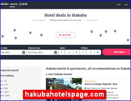 Hotels in Japan, hakubahotelspage.com