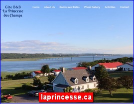 Bed and Breakfast, La Princesse des Champs, Best Hotels in Quebec City, Canada, laprincesse.ca